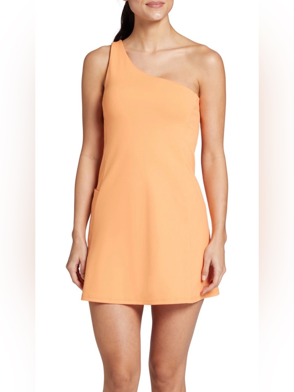 Dick’s Sporting Goods Women’s Light Orange One Shoulder Dress